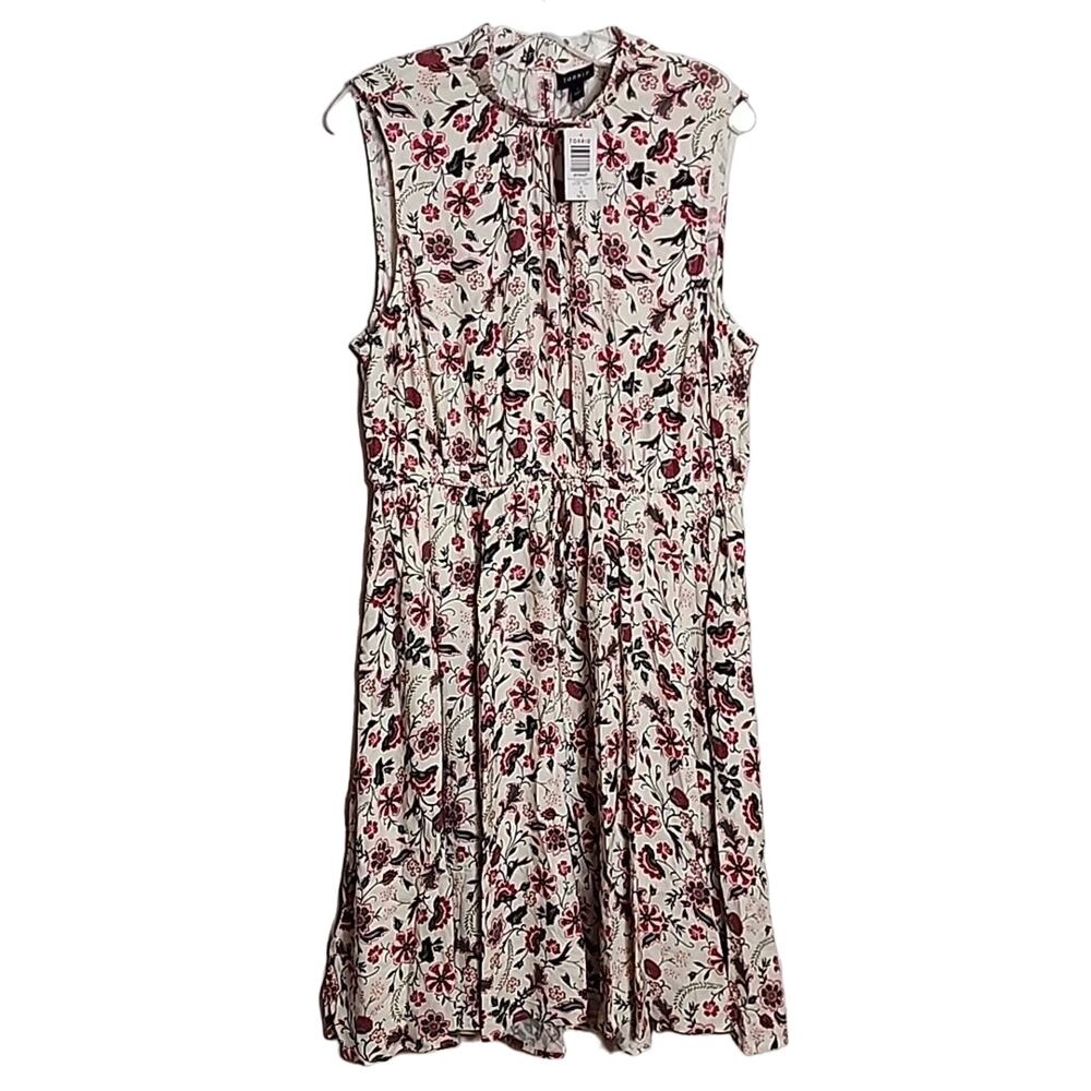 Torrid Mini Stretch Challis Hi-Low Dress, Floral Print, NWT, 1X